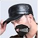 Produktbild Herren Leder Military Sports Driving Schiebermütze Cadet Hat