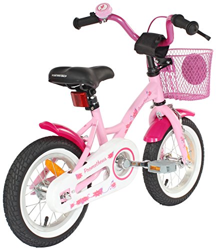 PROMETHEUS Kinderfahrrad 12 Zoll Mädchen in Rosa Lila & Weiß mit Stützrädern | Seitenzugbremse und Rücktrittbremse | ab 3 Jahren | 12″ Classic Edition 2017 - 7