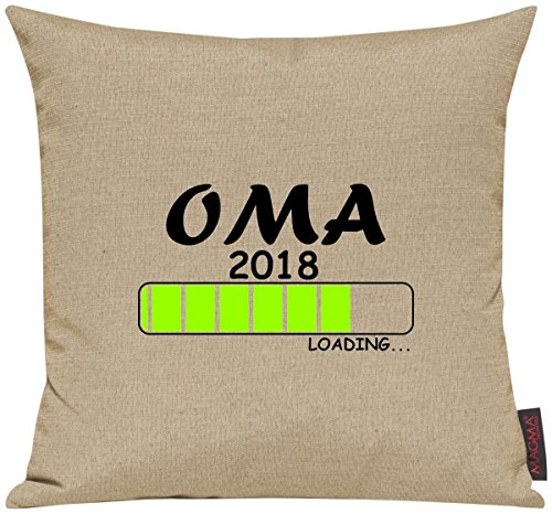 Kissenhülle für Auserwählte! Sofakissen Oma 2018 Loading, Farbe beige