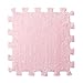 Produktbild Heimtextilien Fußmatten, Jaminy Schlafzimmer PlÜSch Schaum Bodenmatte Wohnraum Schlafzimmer Kinder Weich Patchwork Teppich Spleiß Baby Bodenschutz-Matte (Rosa)