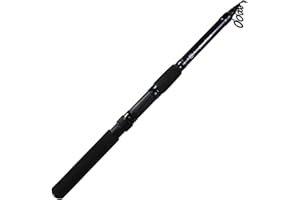 DLT Pursuit Tele-Spin - Teleskoprute Spider - Jig - Raubfisch - Schwarz - Sehr kompakt zu transportieren