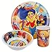 Produktbild Superhero Girls – Set Frühstück Melamin Ohne Borte 3 Teile (Stor 87890)