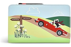 RADLEY London Away Days Medium Bifold Anniversary Purse for Women in Oat Smooth Leather, with Press Stud Fastening, Zipped Coin Pocket & 10 Interior Card Slots