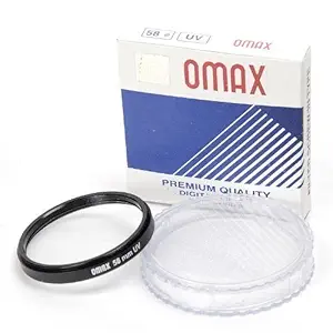 Omax Lens Protection Filter for Canon eos 1300d with 18-55 & 55-250mm Lens
