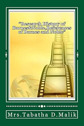 Research History Of Barnes Noble References Of Barnes And Noble