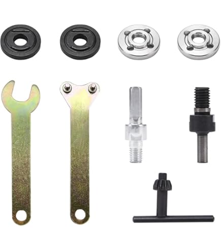 Kit Conversione Trapano In Smerigliatrice Angolare - Adattatore M6 E M10 Per Levigare E Lucidare - Foto 11