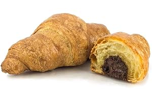 ‎VESTAKORN Vestakorn Handwerksgebäck, 6x Schoko-Croissants - frisches Feingebäck – Französisches Butter-Croissant mit Schokolade, 6 Stück, selbst aufbacken in 6 Minuten