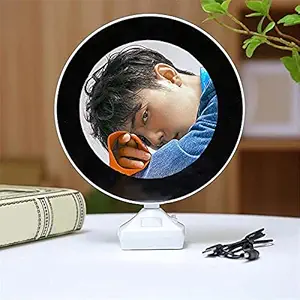 Snowbird Plastic Magic Mirror Photo Frame, White