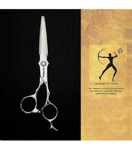 Achilles Profi Haarschneideschere 6 Zoll – Aus Japanischem Edelstahl, Ergonomisch, Für Friseure & Zu Hause