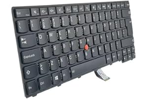 HIQ+ Tastiera per Notebook Lenovo ThinkPad T440, T440S, T440P, T431S, T450, T460, T450S, L440, L450, L460, E440, E450, CS13T-IT, 950Q6E, 0C02253, FRU 04Y0860, PARTS 0C02253 con Trackpoint (Layout Italiano)