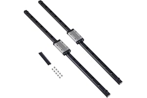 ONLISUM MGN12 350mm Linear Rail Guide with 2PCS Linear Motion Guides and 2PCS MGN12H Linear Bearing Sliding Carriage Block for CNC and 3D Printer Machine