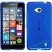 Produktbild PhoneNatic Case für Microsoft Lumia 640 Hülle Silikon blau S-Style + 2 Schutzfolien