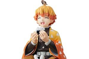 XESAGSNV Ghost Slayer Anime Cartoon Charaktere Puppe Modelle Statue Sammlerstücke Geschenke für Fans (Agatsuma Zenitsu)