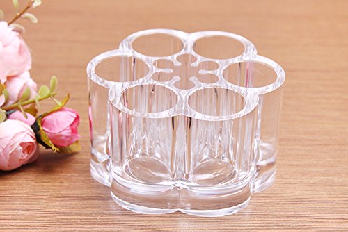 Acryl Make-up Pinsel Ständer Box Lippenstifthalter Pinselhalter Kosmetik Organizer kosmetisches Display Pinselständer Acryl Pinselständer von der Marke MyBeautyworld24 - 3