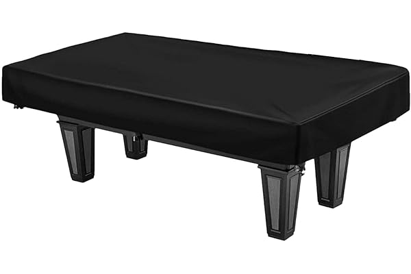 Tioheam Table Billard- Protecteur Table Billard Étanche - Couverture Table Billard 210D Oxford, Imperméable Anti-UV Et Anti-poussière, 7/8/9 Pieds