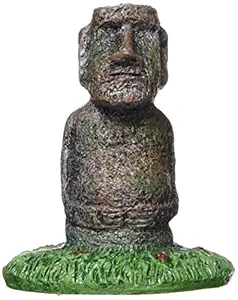 Penn-Plax Easter Island Statue Aquarium Decor - Small