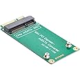 Cablecc Adaptateur mSATA 3x5cm vers mini PCI-e SATA SSD 3x7cm pour Asus Eee PC 1000 S101 900 901 900A T91