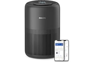 ‎PHILIPS Philips Luftreiniger 900 Serie, HEPA NanoProtect + Aktivkohlefilter, CADR 250m³/h für 65m² Allergiker, leise, intelligent und energieeffizient (AC0951/13)