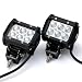 Produktbild JVJ 2 Stücke 18W 1260 LM CREE Abstrahlwinkel LED Reflektor Scheinwerfer Arbeitslicht LED Offroad LED Nebelscheinwerfe SUV UTV ATV Arbeitsscheinwerfer Zusatzscheinwerfer Offroad Scheinwerfer 9V -32V Rückfahrscheinwerfer