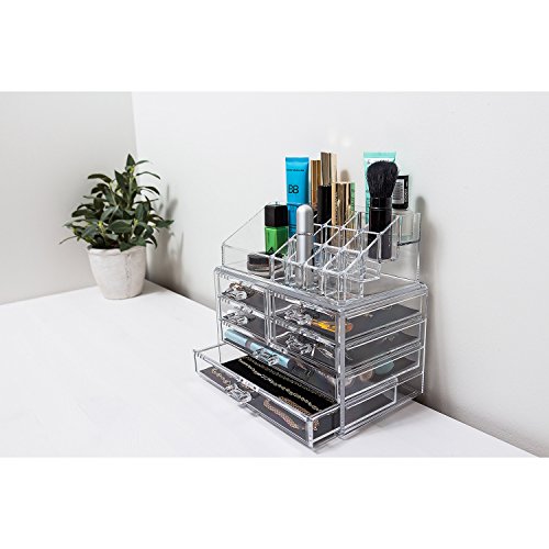 ArtMoon Belle Kosmetik & Schmuck Organizer Display Box Klar Acryl - 2