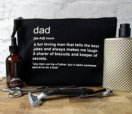 Father Toiletry Bag, Dad Grooming Bag, Dad Toiletry Bag, Personal Dad Gift, Fathers Day 2017, Dad Definition Gift, Father Definition Gift