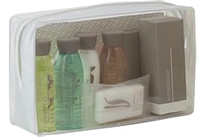 PRESENT-MORE - Set Cortesia 40 Ospiti Flower - Fragranza Tè Verde - Contiene: Shampoo, Gel Doccia, Crema, Gel Intimo, Sapone e Accessori - Per Hotel e B&B