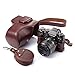 Produktbild Fuji x-t2 Fall, boliner handgefertigt echtem Leder Fullbody Kameratasche für Fujifilm x-t2 Fuji XT2 Unterseite Version + Riemen + Mini Aufbewahrungstasche