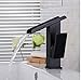 Produktbild Hagyh Waschbecken Wasserhahn Messing schwarz Wasserfall Bad Schiff Waschbecken Armaturen einzigen Griff Glas Ausgießer Öl eingerieben Bronze mischbatterie