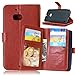 Produktbild UBMSA-Neue Luxus-Leder-Mappen-Schlag-Standplatz-Fall-Abdeckung Taschen and Schalen f¨¹r Nokia Lumia 930 [Eingebaute 9 Kreditkarten Slots]