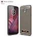 Produktbild Motorola Moto Z3 Play Hülle Case Tasche Kohlefaser Ultra-dünne Slim Silikon/ Gummi Case Leicht TPU Ultra Thin Soft Stoßfest Shockproof Staubdicht Schutzhülle Covers Sleeve Leder für Moto Z3 Play