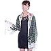 Fineplus New Fashion Ladies Viscose Soft Warm Peacock Scarves White