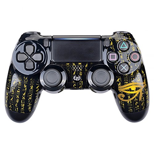 Preisvergleich Produktbild eXtremeRate PS4 Controller Obere Hülle Case Schutzhülle Gehäuse Oberschale Cover Skin Schale Shell für Playstation 4 PS4 Slim PS4 Pro Controller CUH-ZCT2 JDM-040 JDM-050 JDM-055(Auge der Vorsehung)