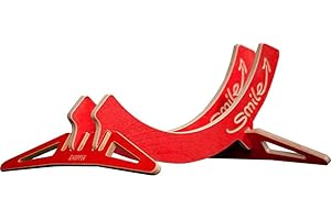 MTB Hopper Smile – Portabici Universale per Mtb, Bici Da Città, Bici da Strada o Fat Bike – Stabile Portaruote Portabici, Taglia Unica, Rosso