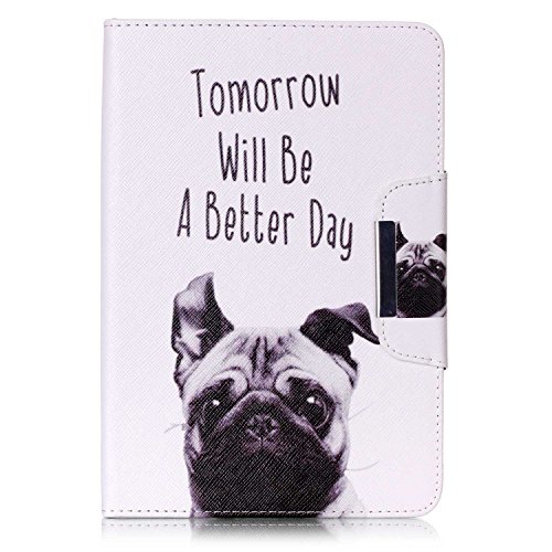 iPad Mini 1/2/3 Hülle, Deenor Bunt Painting und Stilvoll Brieftasche Tasche PU Leder Flip Protective Stand Tasche Schutzhülle Hülle für Apple iPad Mini 1/2/3 Generation.[Dog] - 2