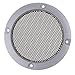 Produktbild P Prettyia 3 Zoll Auto Audio Lautsprecher Dekorative Kreis Goldene Lautsprecher Grill Abdeckung Schutzfolien w/Grill Mesh - Silber
