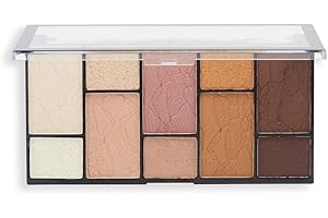 Makeup Revolution, Revolution Reloaded Dimension Shadow Palette, Neutral Charm