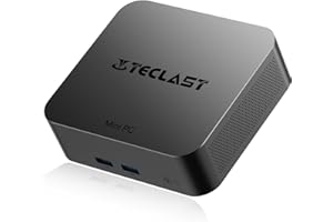 TECLAST Mini PC N20Pro, Intel Alder Lake N95 (fino a 3.4GHz), 16GB DDR4 1TB M.2 SSD Mini Computer(1TB Supportato), piccolo pc WiFi 6/BT 5.0, Dual HDMI, RJ45, USB2.0/3.2, 4K UHD PC Fisso Per Ufficio