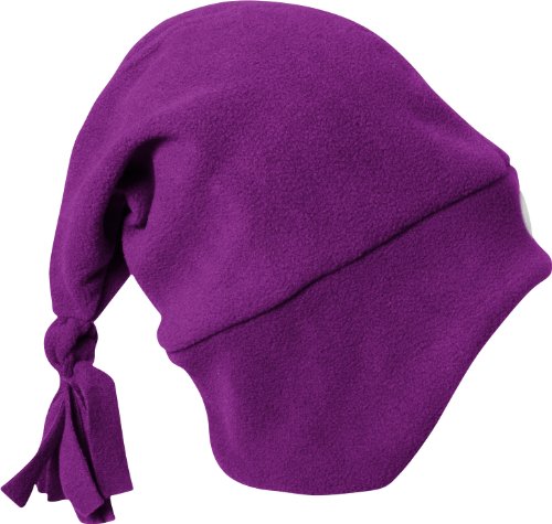Playshoes Girl's Kids Winter Warm Fleece Hat, Purple, Medium (Manufacturer Size:51cm)