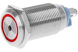 VIccoo 12V Buzzer Alarm Light Warning Lamp Signal Rotary Strobe Flash Siren Emergency Sound Illumination Hummer