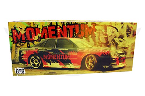 Flying Gadgets Remote Control (RC) Momentum Driving Electric Drift Car - Red & Black