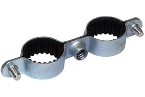 SOMATHERM FOR YOU - Collier de serrage double isophonique Ø12 - Boite de 100 - Acier nickelé