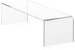 VITADISPLAYS Nośnik towarów jako dekoracyjny mostek/stojak na buty z oryginalnego tworzywa PLEXIGLAS® (20 x 7 x 5 cm)