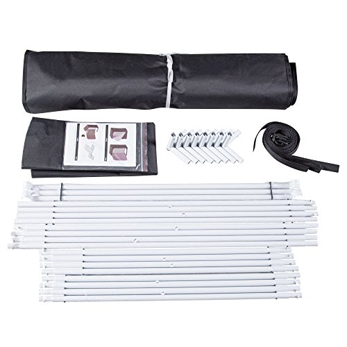 Growbox 80 x 80 x 160 CM IDAODAN Growzelt Growschrank Zuchtschrank Pflanze-Zelt Garten Wachstum Hydro Box für Homegrow 600D Oxford - 7