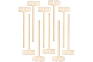 Bessy shop Mini maillet en Bois,10 pcs Marteau Bois pour Chocolat bébé Naturel Crabe Fruits de mer Coquillages marteaux gâteau Artisanat Faisant Outil