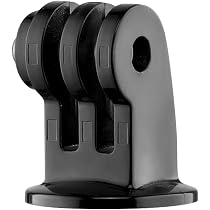 Adattatore Da Vite 1/4" A Supporto GoPro Per Fotocamere E Action Cam, Nero