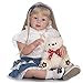 Produktbild RENYAYA 70cm Silikon Reborn Baby Doll Toys Vinyl Prinzessin Toddler Girl Babies Lifelike Doll Birthday Gift Play House Toy