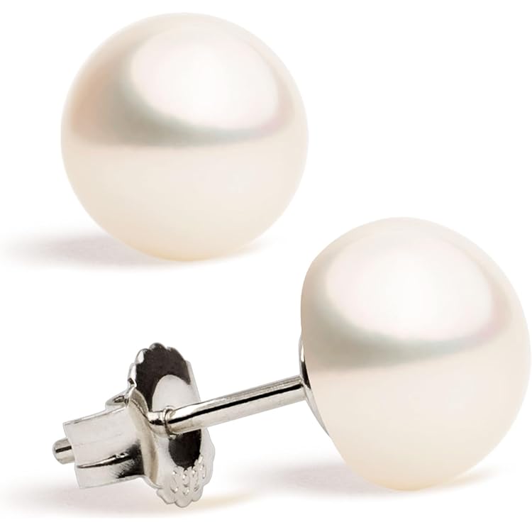 Valero Pearls Dames Parelketting Hoge kwaliteit zoetwater gekweekte Parels 7-8 mm rond wit 925 Sterling Zilver - Parelketting Ketting met echte Parels Valero Pearls Dames Parelketting Hoge kwaliteit zoetwater gekweekte Parels 7-8 mm rond wit 925 Sterling Zilver - Parelketting Ketting met echte Parels