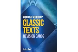 AQA GCSE (9-1) Sociology Classic Texts Revision Cards: step-by-step practice ideal revision support for the 2024 and 2025 exams (tutor2u AQA GCSE Sociology)