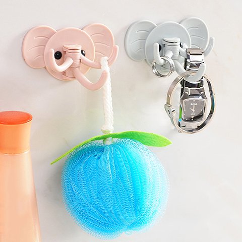 Cisixin Haken Selbstklebend Wandhaken ohne Bohren Tierhaken Kinder Schlüsselhaken für Badezimmer,Kinderzimmer,Küche,Max 3kg, 3 Stücke - 3