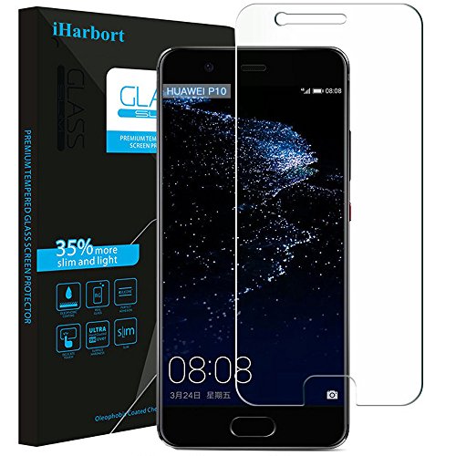 iHarbort® Huawei P10 Displayschutzfolie - Glas 9H Härte, Anti-Scratch & Bubble-free echt gehärtetes Glas ProtectorHochwertige Displayschutzfolie für Huawei P10 5.1 zoll